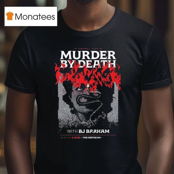 Murder By Death 11-10-2025 Tampa Fl The Orpheum Shirt