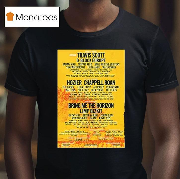 Reading And Leeds Festival 2025 For Leeds Festival On August 21 To August 24 Bramham Park In Leeds England Shirt