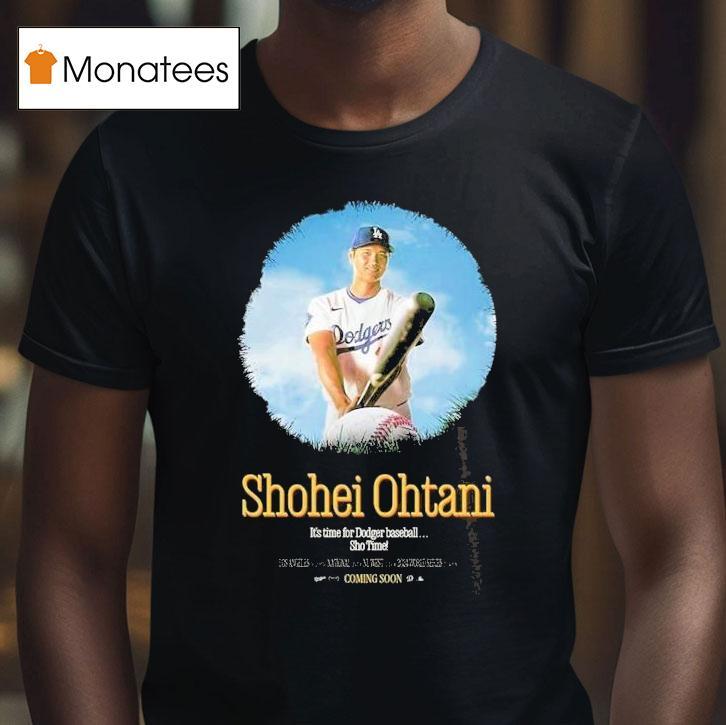 Shohei Ohtani Los Angeles Dodgers 44th Home Run Mlb Baseball 2025 It's Time Sho Time Shirt