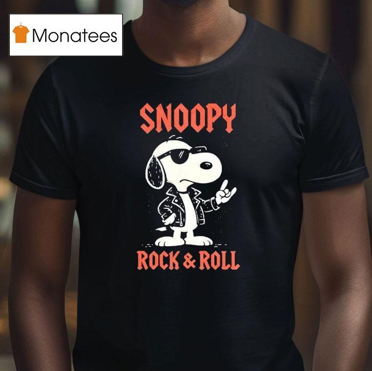 Snoopy Rock And Roll Shirt