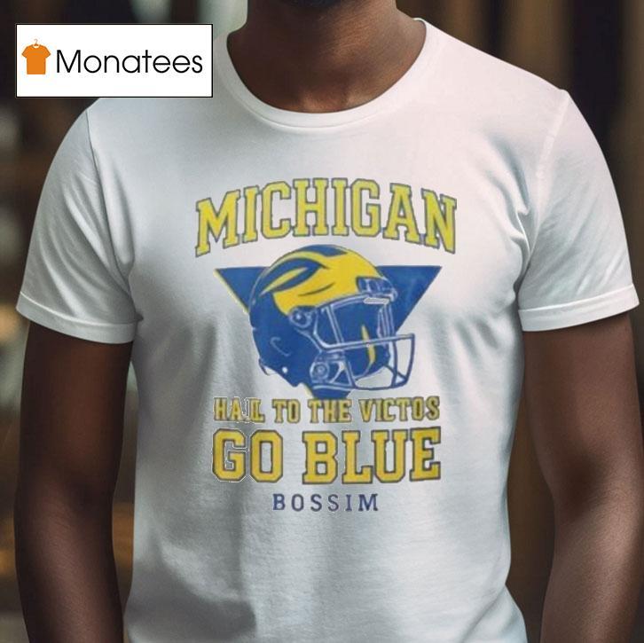 Taylor Lewan Michigan Wolverines Hail To The Victors Go Blue Bossim Shirt