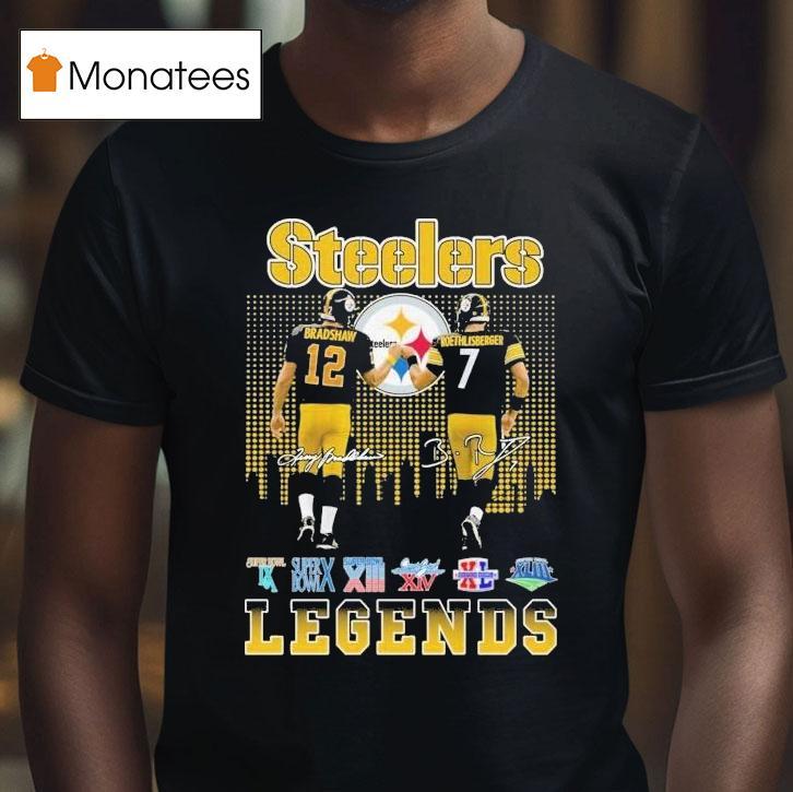 Terry Bradshaw X Ben Roethlisberger Slers Legends Signatures Shirt