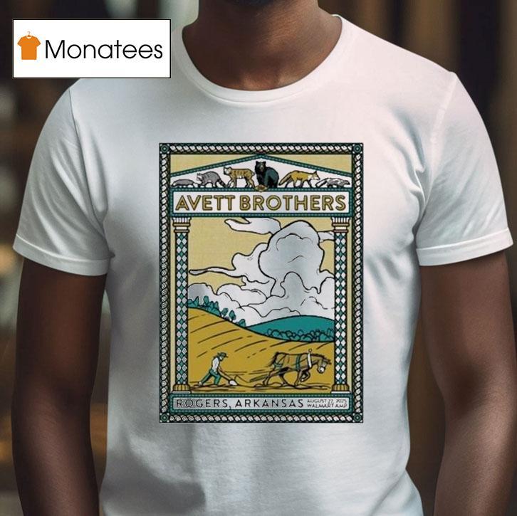 The Avett Brothers 08-22-2025 Tour Rogers, Arkansas Shirt