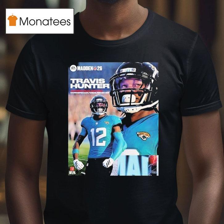 Travis Hunter Madden Nfl 26 Jacksonville Jaguars Cornerback Wide Receiver American Shirt