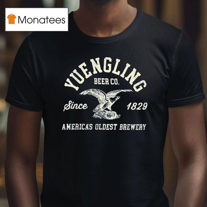 Yuengling Beer Co. America's Oldest Brewery Since 1829 Eagle Shirt