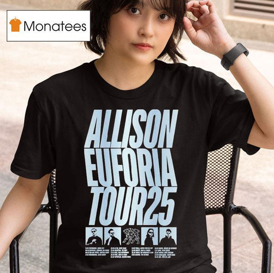 Allison Euforia Tour 2025 Dates Photo Shirt