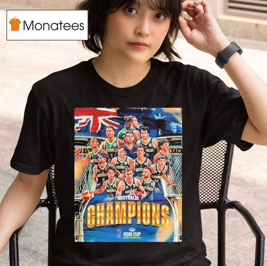 Australia Basketball Has Been Winner The Fiba Asia Cup Saudi Arabia 2025 Shirt