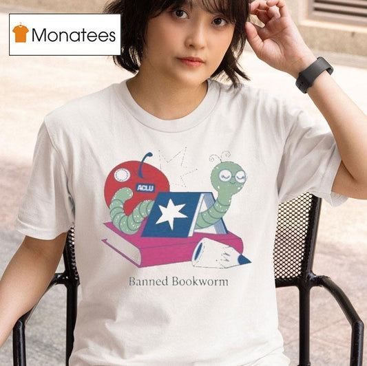Banned Bookworm Aclu Shirt
