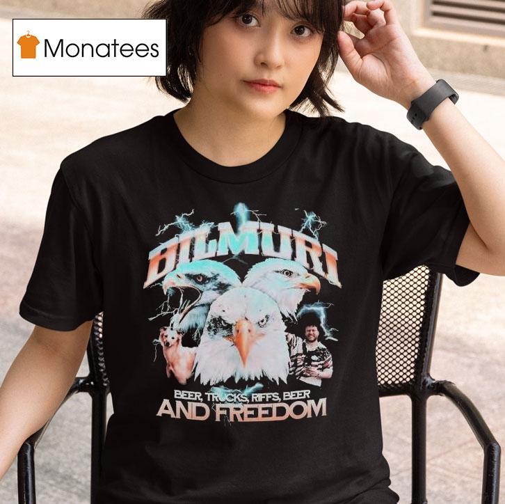 Bilmuri And Freedom Beer Trucks Riffs Beer Eagles Shirt