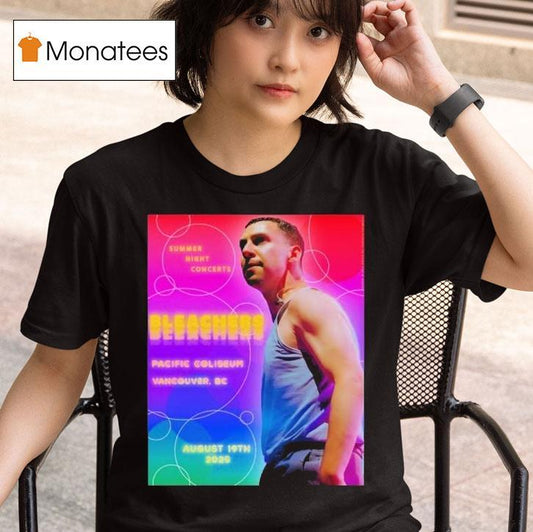 Bleachers Aug 19 2025 Summer Night Concerts Pacific Coliseum Vancouver, Bc Tour Shirt