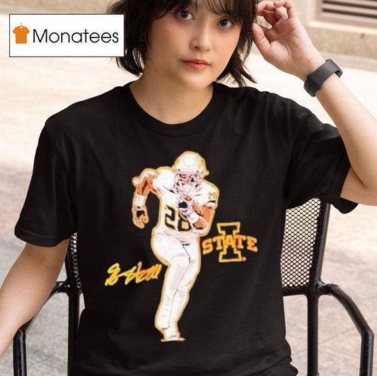 Breece Hall Superstar Pose Iowa Hawkeyes Shirt