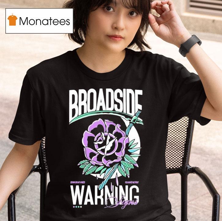 Broadside Warning Signs Flower Shirt