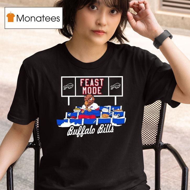 Buffalo Bills Football Mascot Eating Feast Mode Shirt