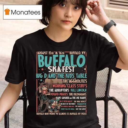Buffalo Ska Fest 2025 August 15-16 At Buffalo Iron Works New York Betty Boop Shirt