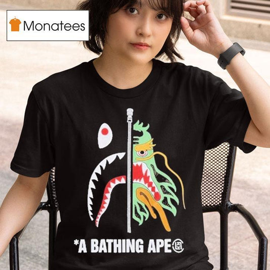 Camo Shark A Bathing Ape Shirt