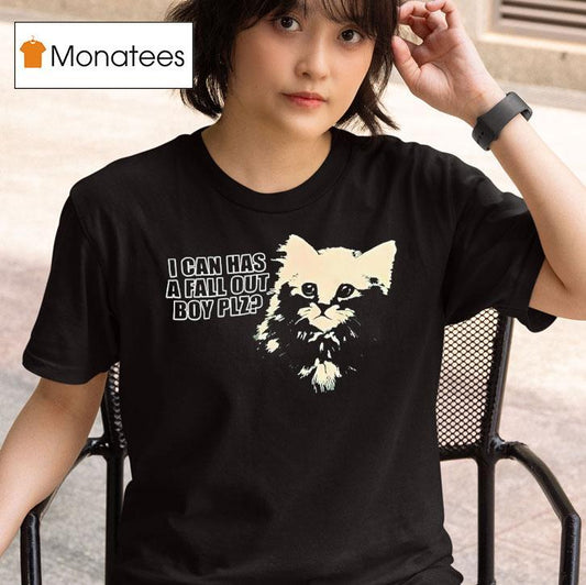 Cat I Can Has A Fall Out Boy Plz Shirt