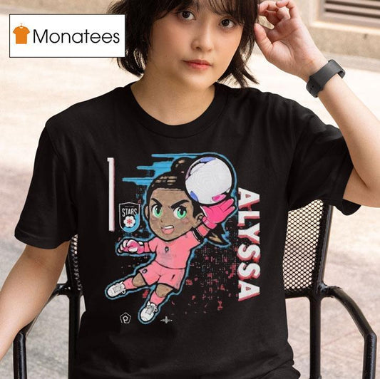 Chicago Stars Alyssa Naeher Caricature Shirt