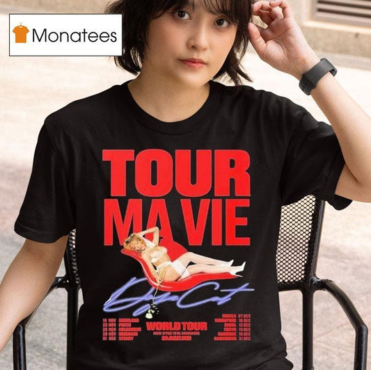 Doja Cat Ma Vie World Tour 2025 5th Album And Jealous Type With Dates Shirt
