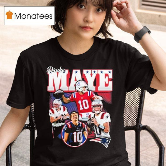 Drake Maye New England Patriots Notorious Shirt