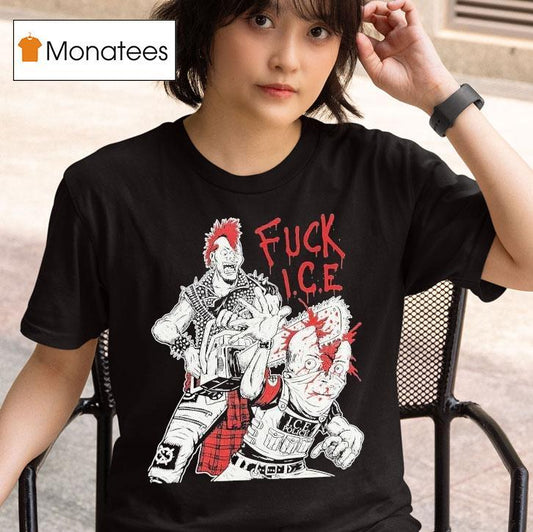 Fuck Ice Ice Police Rock Punk Shirt