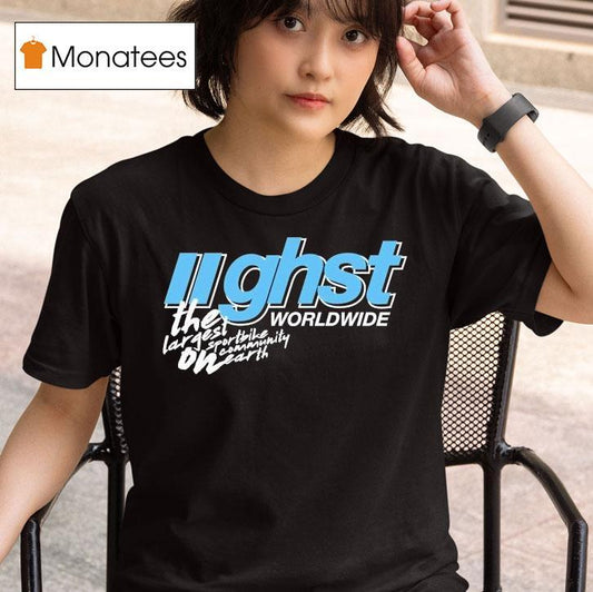 Ghost Racing Ghost The Largest Sportbike Community On Earth Worldwide Shirt
