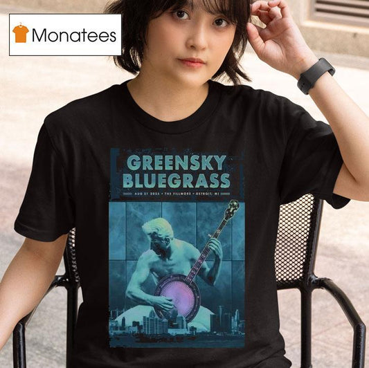 Greensky Bluegrass The Fillmore In Detroit Mi Aug 21 2025 Shirt