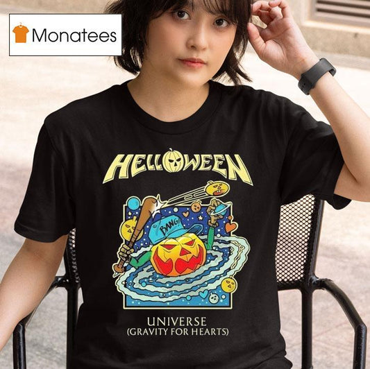 Helloween Giants And Monsters Universe Gravity For Hearts Halloween Shirt