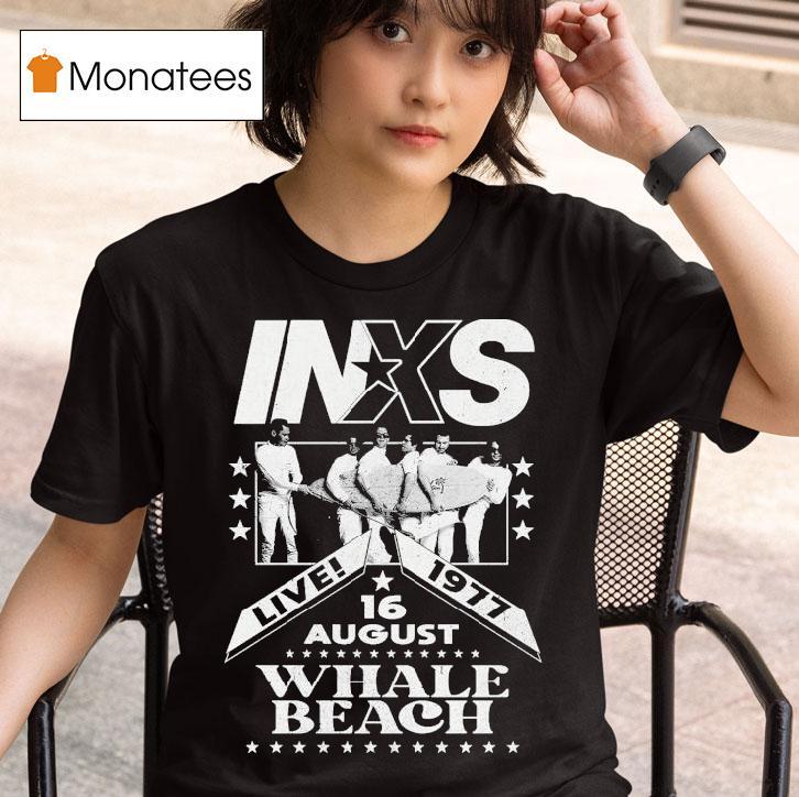 Inxs Whale Beach Live 1977 Flyer Shirt