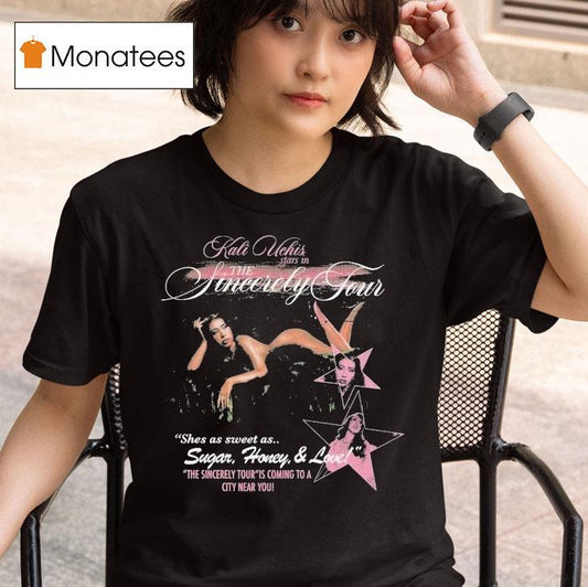 Kali Uchis Stars In The Sincerely Tour 2025 She's As Sweet As Sugar Honey And Love The Sincerely Tour Is Coming To A City Near You Shirt