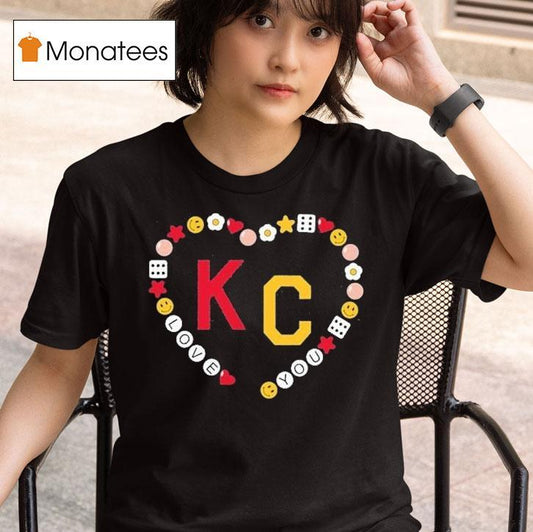 Kansas City Kc Love You Friendship Bracelet Shirt