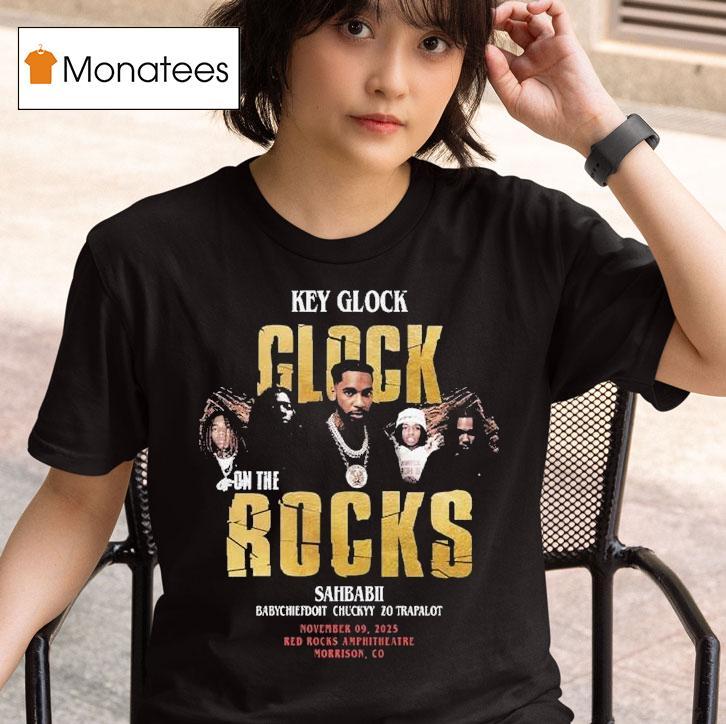 Key Glock On The Rock Show On November 9th 2025 At Red Rocks Park And Amphitheatre In Morrison Co Shirt