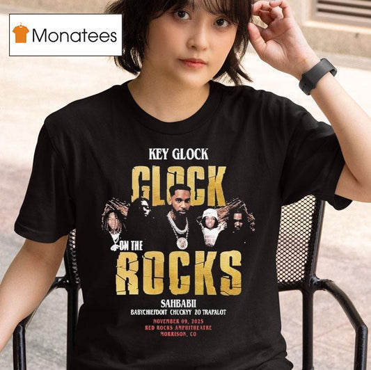 Key Glock On The Rock Show On November 9th 2025 At Red Rocks Park And Amphitheatre In Morrison Co Shirt