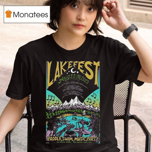 Lakefest Aug 22-24 2025 Ski Beach Park In Big Bear Lake Ca Shirt