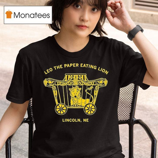 Leo The Paper Eating Lion Lincoln Ne Shirt