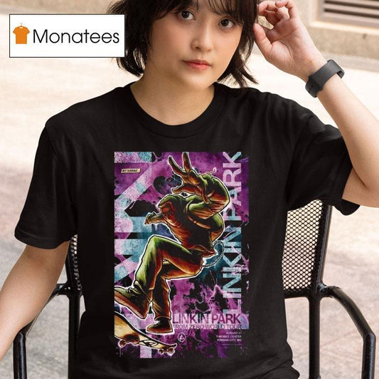 Linkin Park From Zero World Tour 2025 Sep 21 Vancouver, Bc Skate Shirt