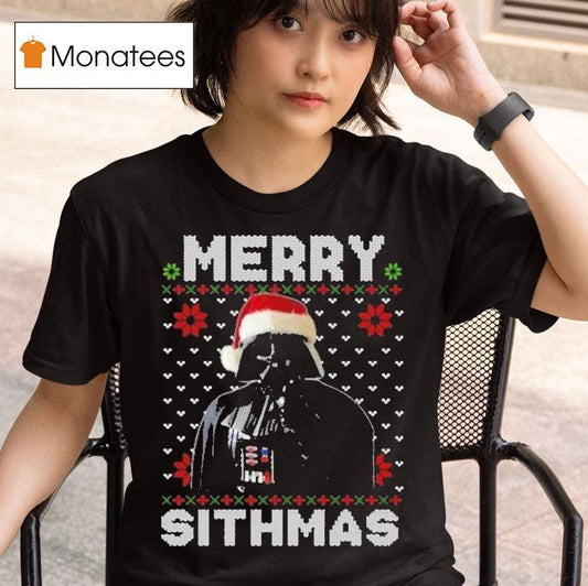 Merry Sithmas Darth Vader Ugly Holiday Christmas Shirt