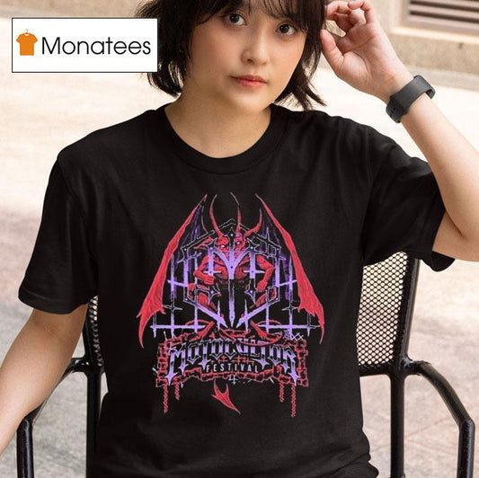 Motocultor Festival Winged Demon With Tour Dates In Carhaix-plouguer France On 14 15 16 17 August 2025 Shirt