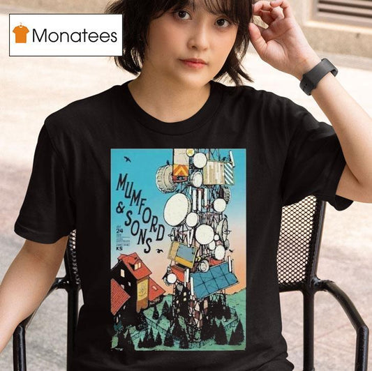 Mumford And Sons In Bonner Springs Ks On July 24 2025 Shirt