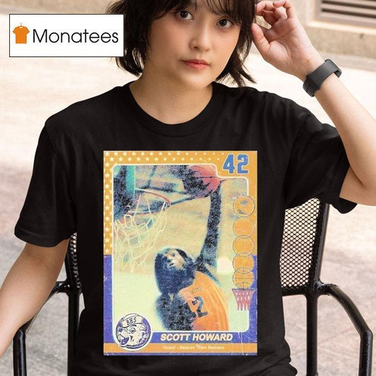N Wolf Trading Card Scott Howard Guard Beacon Town Beavers Shirt