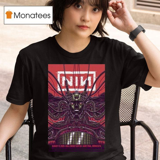 Nine Inch Nails Tour Saint Paul, Minnesota 08.17.2025 Shirt
