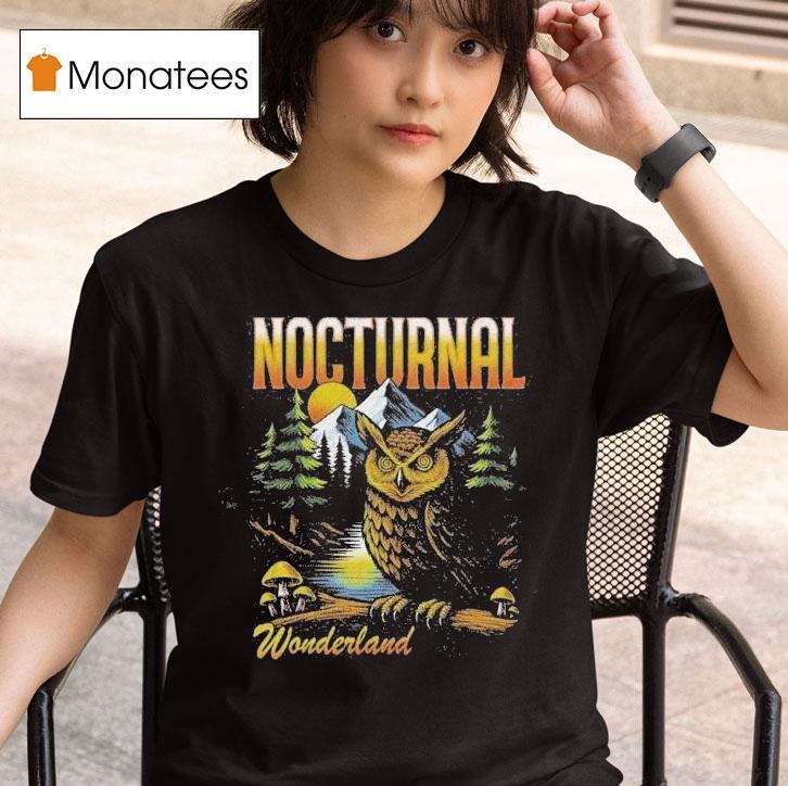 Nocturnal Wonderland Watcher Owl Shirt