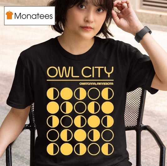 Owl City Owatonna Minnesota Moon Phase Shirt