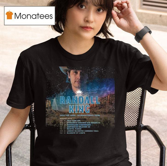 Randall King Into The Neon International Tour 2024 Dates Shirt