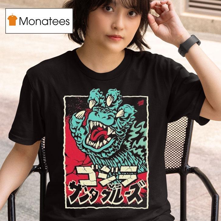Santa Cruz Godzilla Hand Shirt