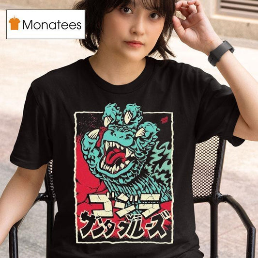 Santa Cruz Godzilla Hand Shirt