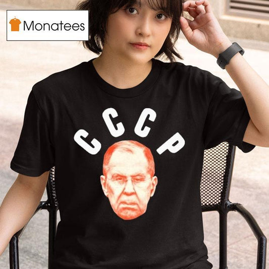 Sergey Viktorovich Lavrov Ussr Cccp Face Head Shirt