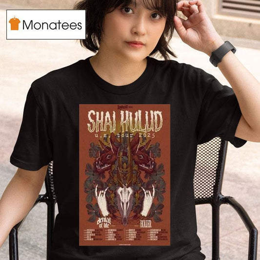 Shai Hulud Tour Usa 2025 Dates Hands Bunny Shirt