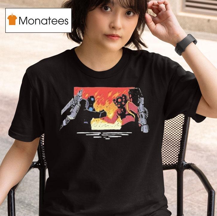 Skibidi Toilet Handshake Shirt