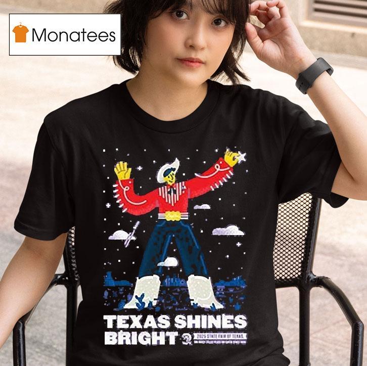 State Fair Of Texas 2025 Commemorative Art Texas Shines Bright Shirt