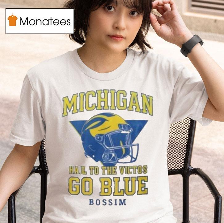 Taylor Lewan Michigan Wolverines Hail To The Victors Go Blue Bossim Shirt